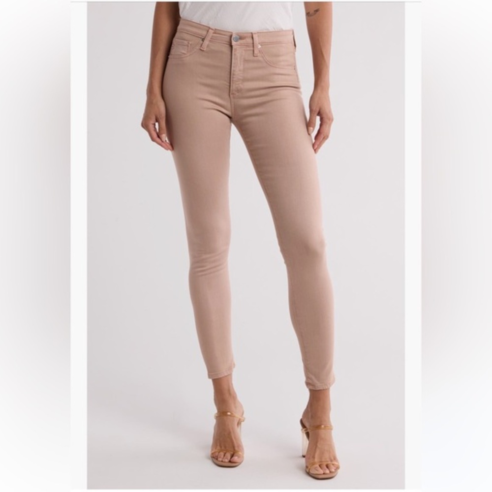 AG Adriano Goldschmied Women's Farrah Jeans in Sulfur Infinite Mauve